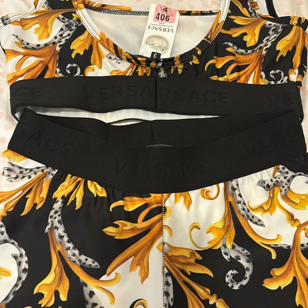 Versace print 2 piece